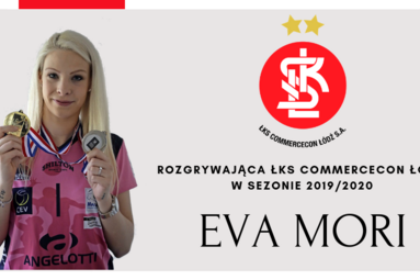 Eva Mori rozgrywającą mistrzyń Polski