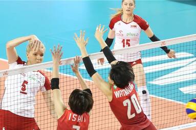 Siatkarska Liga Narodów: Polska - Japonia 3:1