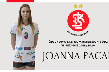 Joanna Pacak w ŁKS Commercecon Łódź