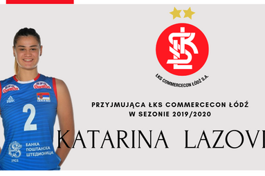 Katarina Lazović w ŁKS Commercecon Łódź