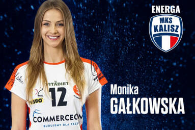Monika Gałkowska atakującą Energa MKS-u Kalisz