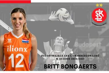 Britt Bongaerts rozgrywającą ŁKS Commercecn Łódź