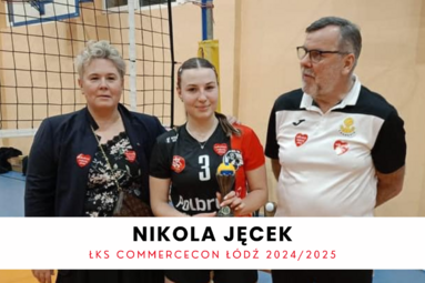 Nikola Jęcek nową libero ŁKS-u Commercecon Łódź 
